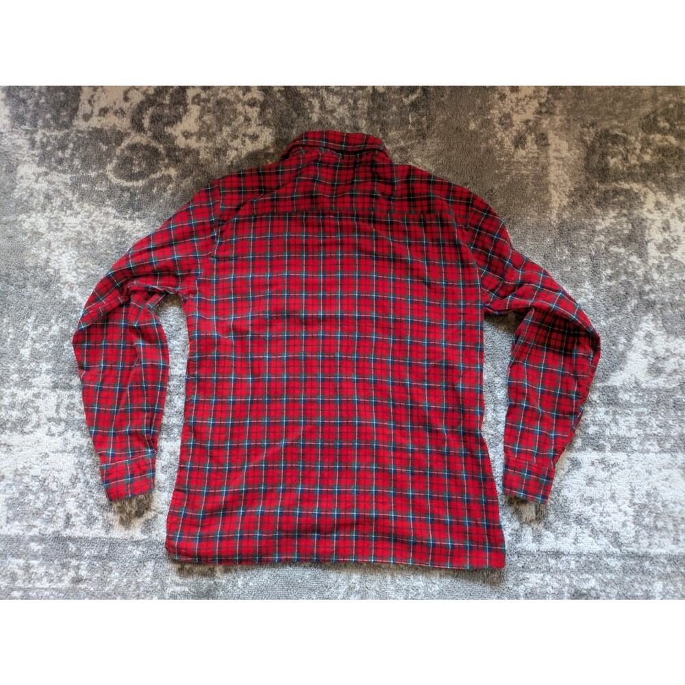 Vintage Dickies Red Flannel Shirt Lumberjack Shirt - Large, Made In Turkey - Picture 12 of 12